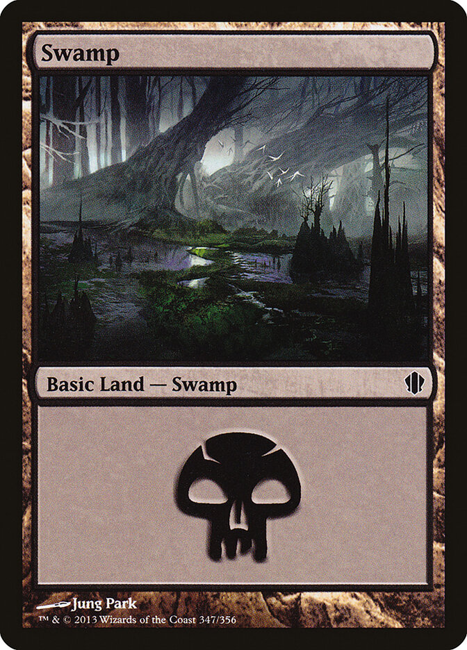 Swamp, Commander 2013 · 347/356