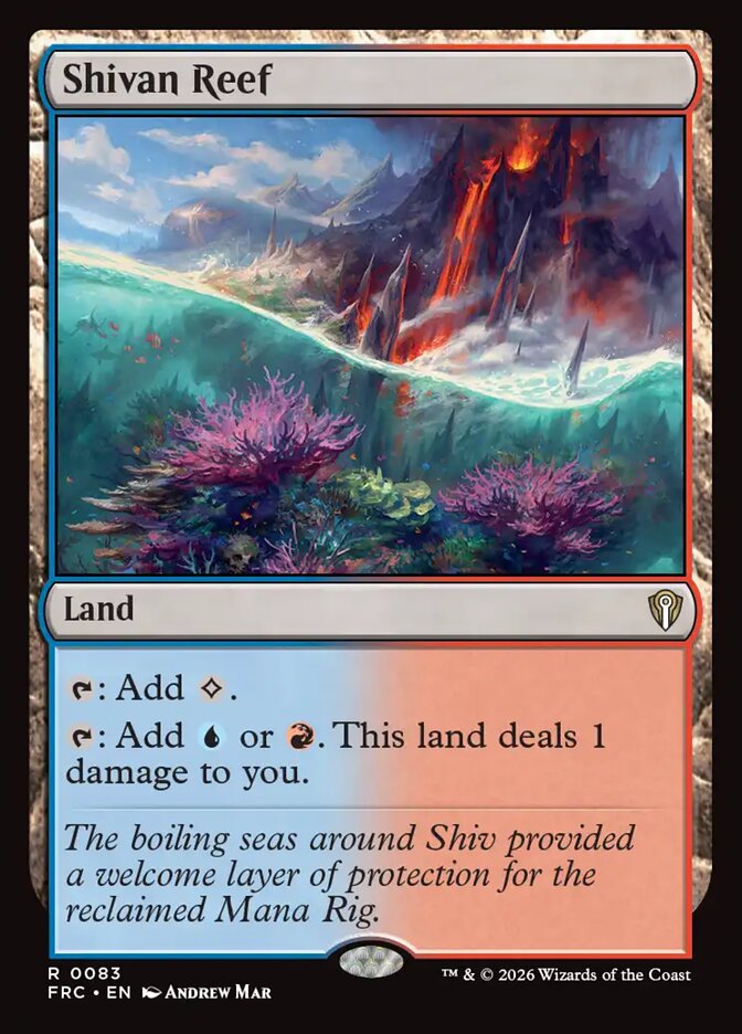 Shivan Reef, Reality Fracture Commander · 0083