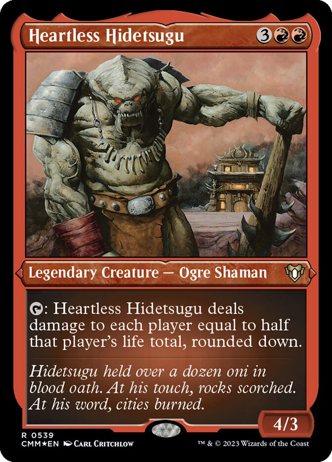 Heartless Hidetsugu, Commander Masters · 0539