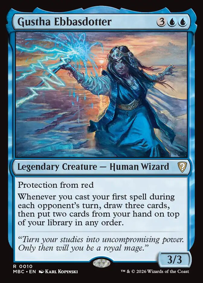 Gustha Ebbasdotter, Mystery Booster Commander Edition · 0010