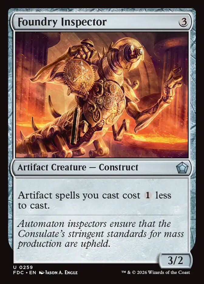 Foundry Inspector, Foundations Commander · 0259