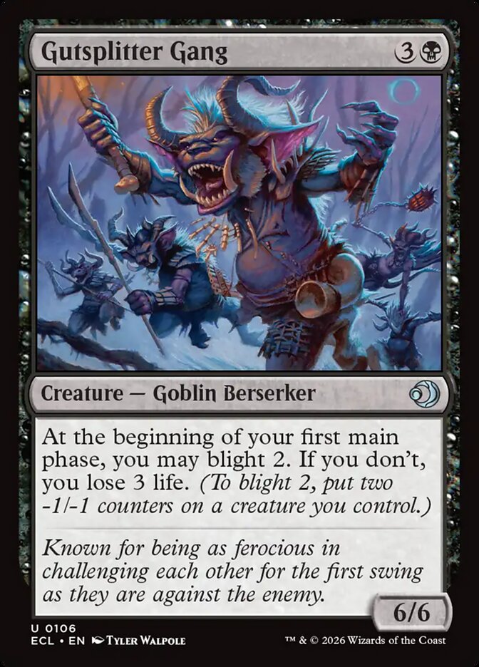 Gutsplitter Gang, Lorwyn Eclipsed · 0106
