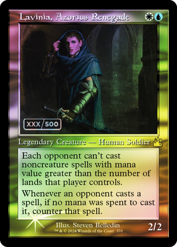 Lavinia, Azorius Renegade, Ravnica Remastered · 370z