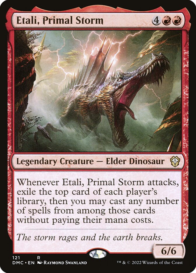 Etali, Primal Storm, Dominaria United Commander · 121