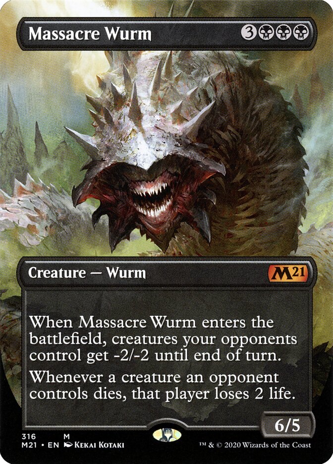 Massacre Wurm, Core Set 2021 · 316