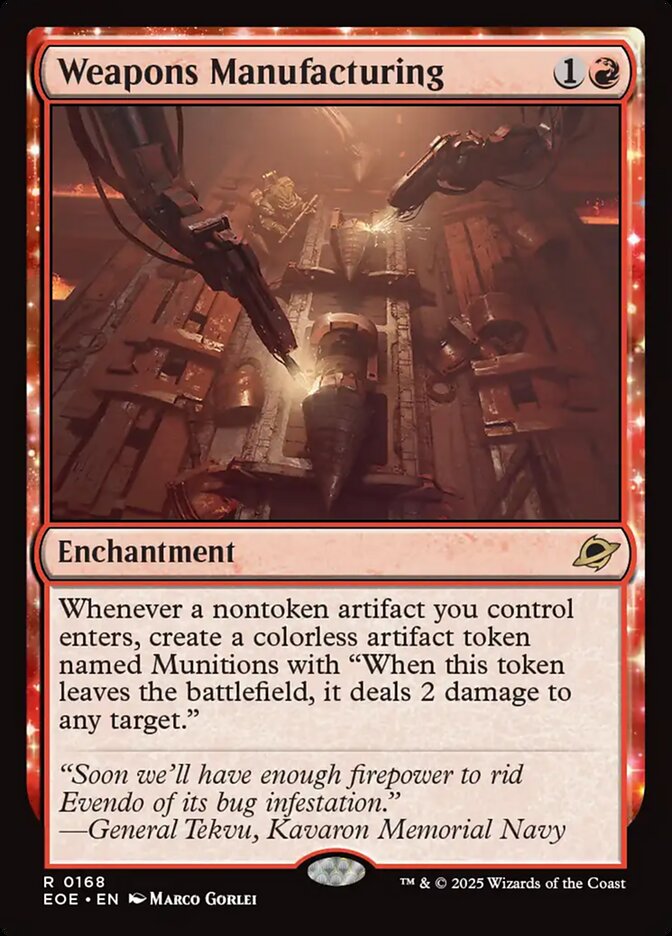 Weapons Manufacturing, Edge of Eternities · 0168