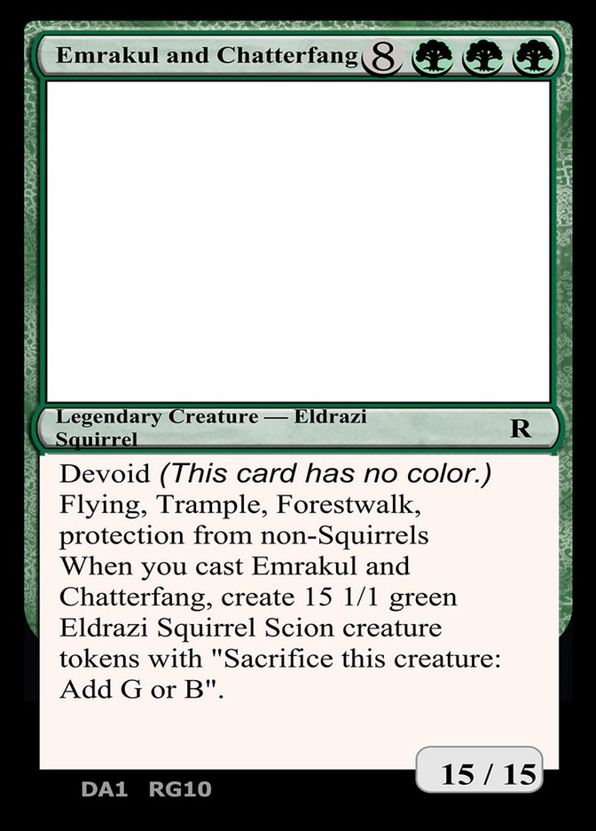 Emrakul and Chatterfang, Unknown Event · rg10