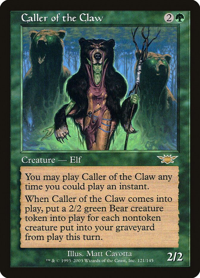 Caller of the Claw, Legions · 121/145