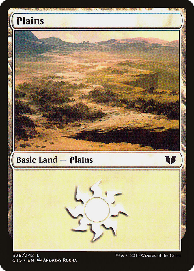 Plains, Commander 2015 · 326/342