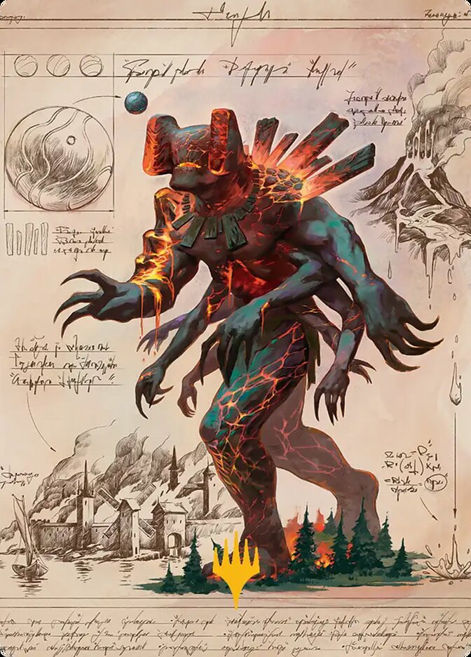 Magmablood Archaic // Magmablood Archaic, Secrets of Strixhaven Art Series · 0031
