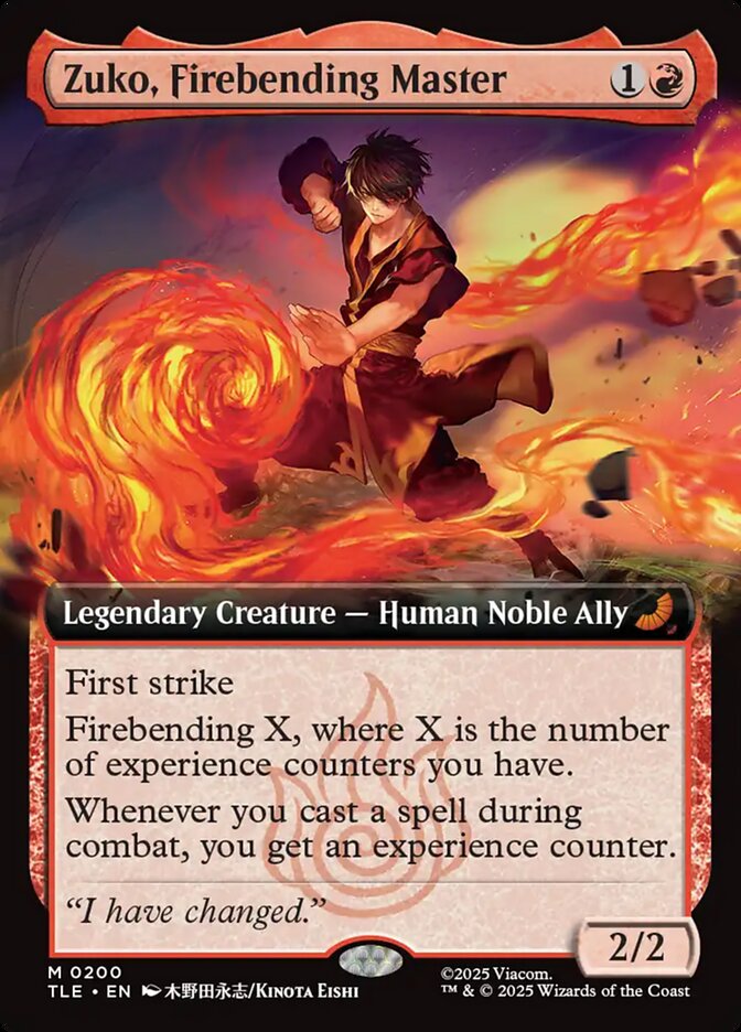 Zuko, Firebending Master, Avatar: The Last Airbender Eternal · 0200