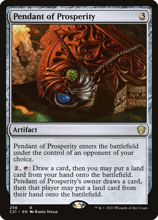 Pendant of Prosperity, Commander 2021 · 256