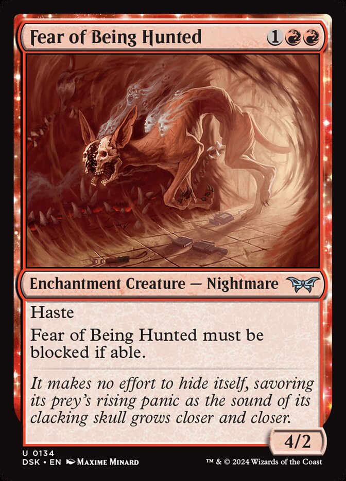 Fear of Being Hunted, Duskmourn: House of Horror · 0134