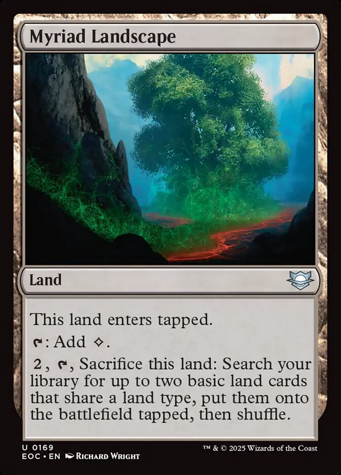 Myriad Landscape, Edge of Eternities Commander · 0169