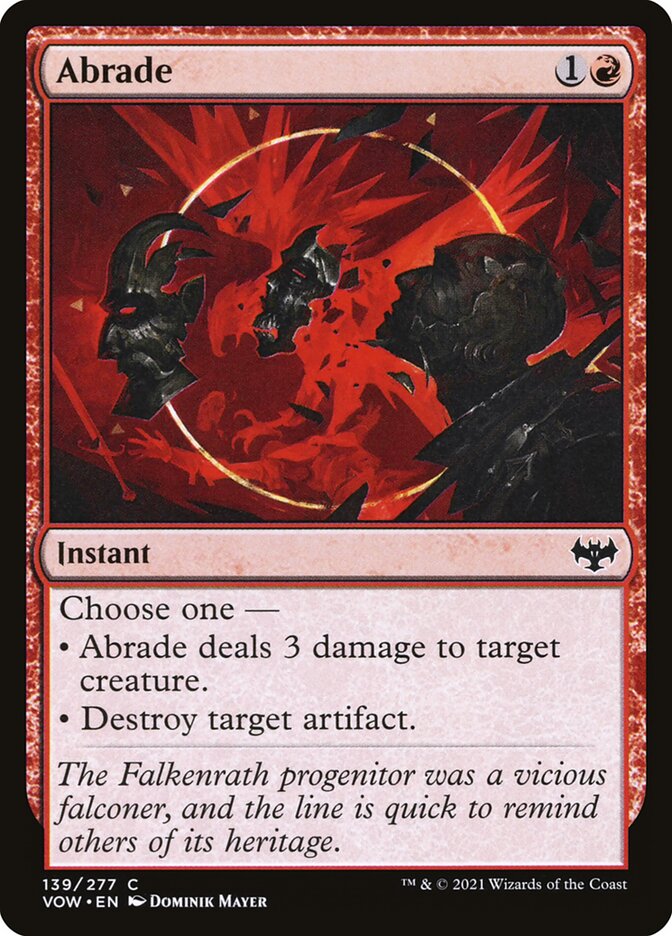 Abrade, Innistrad: Crimson Vow · 139/277