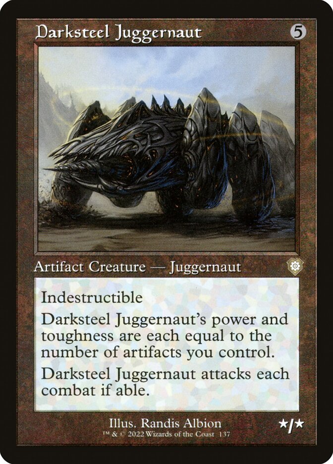 Darksteel Juggernaut, The Brothers' War Commander · 137