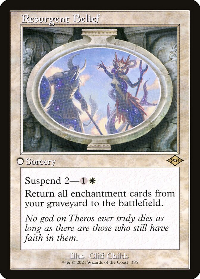 Resurgent Belief, Modern Horizons 2 · 385