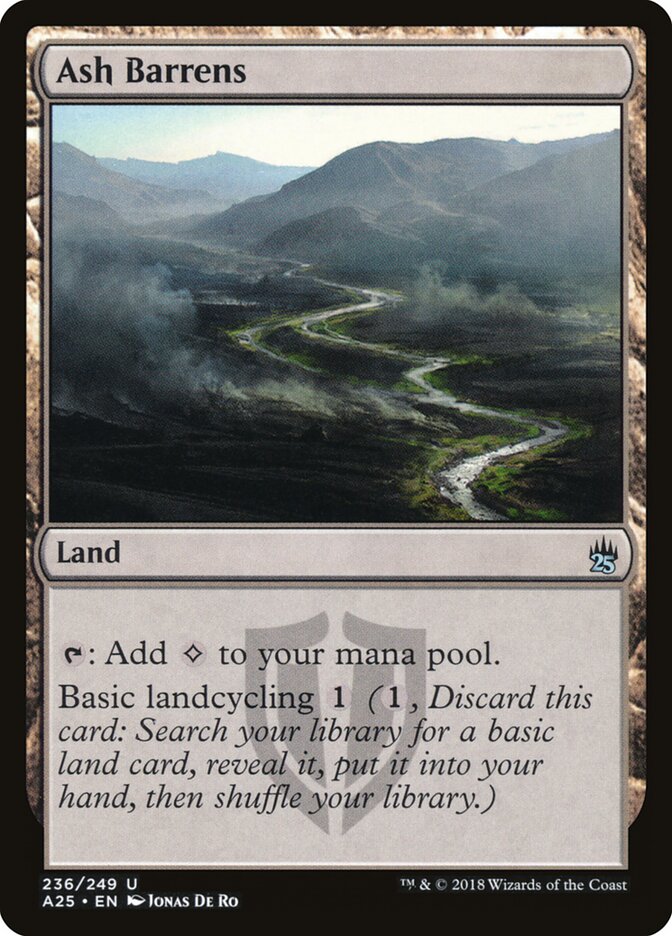 Ash Barrens, Masters 25 · 236/249