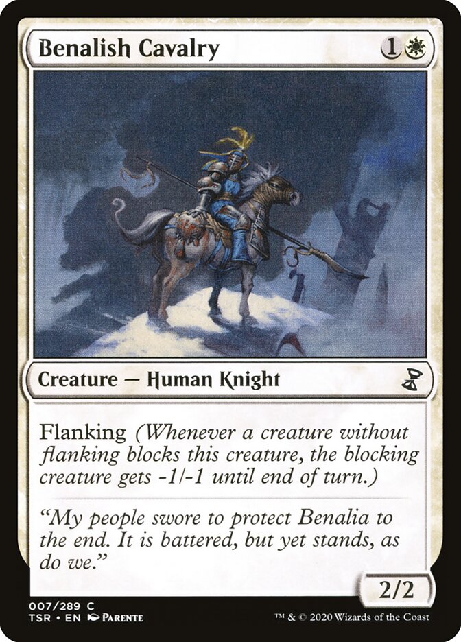 Benalish Cavalry, Time Spiral Remastered · 007/289