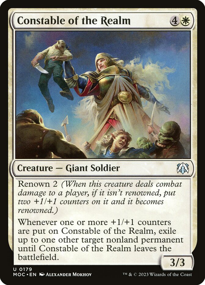 Constable of the Realm, March of the Machine Commander · 0179