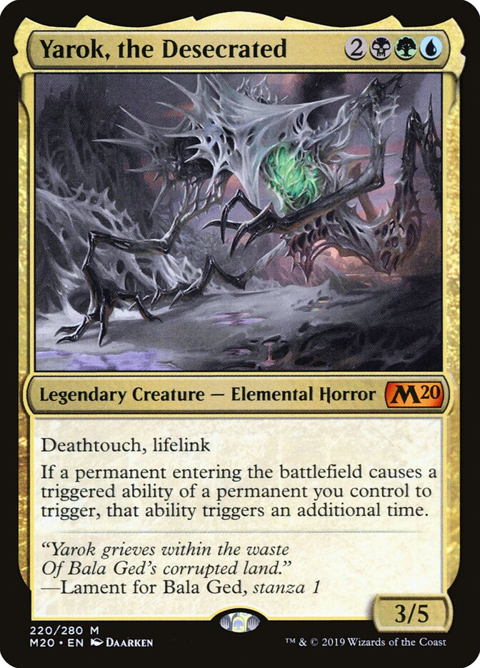 Yarok, the Desecrated, Core Set 2020 · 220/280
