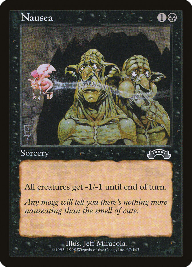Nausea, Exodus · 67/143