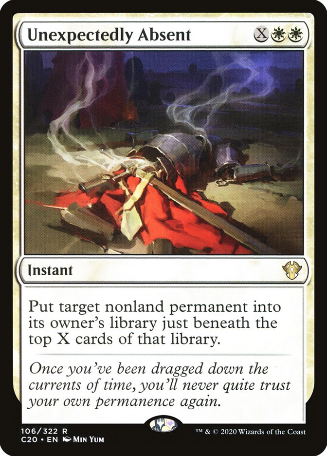 Unexpectedly Absent, Commander 2020 · 106/322