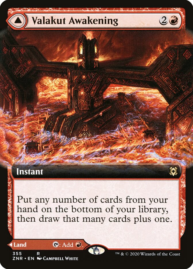 Valakut Awakening // Valakut Stoneforge, Zendikar Rising · 355