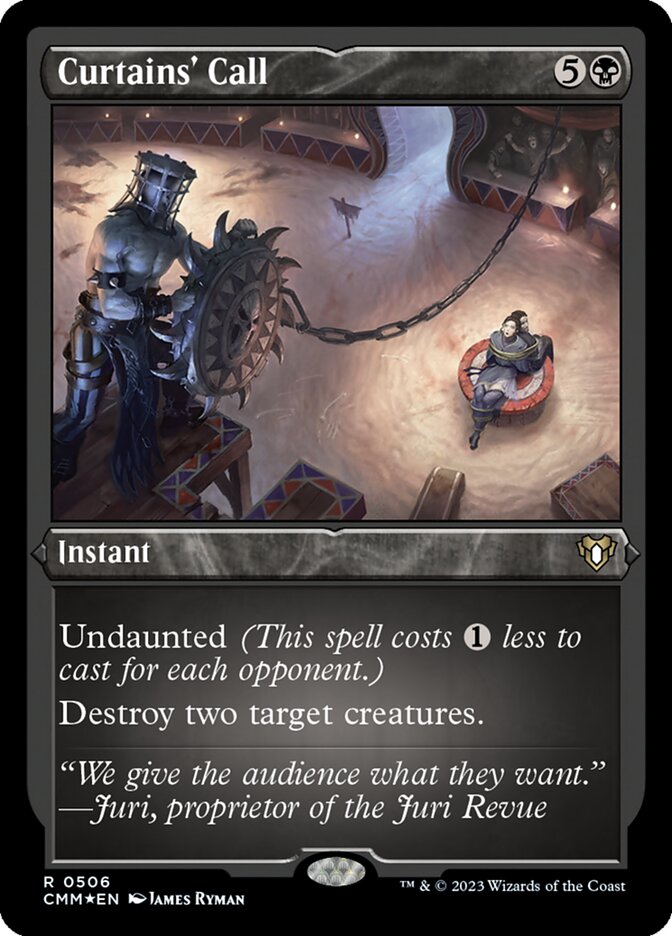 Curtains' Call, Commander Masters · 0506