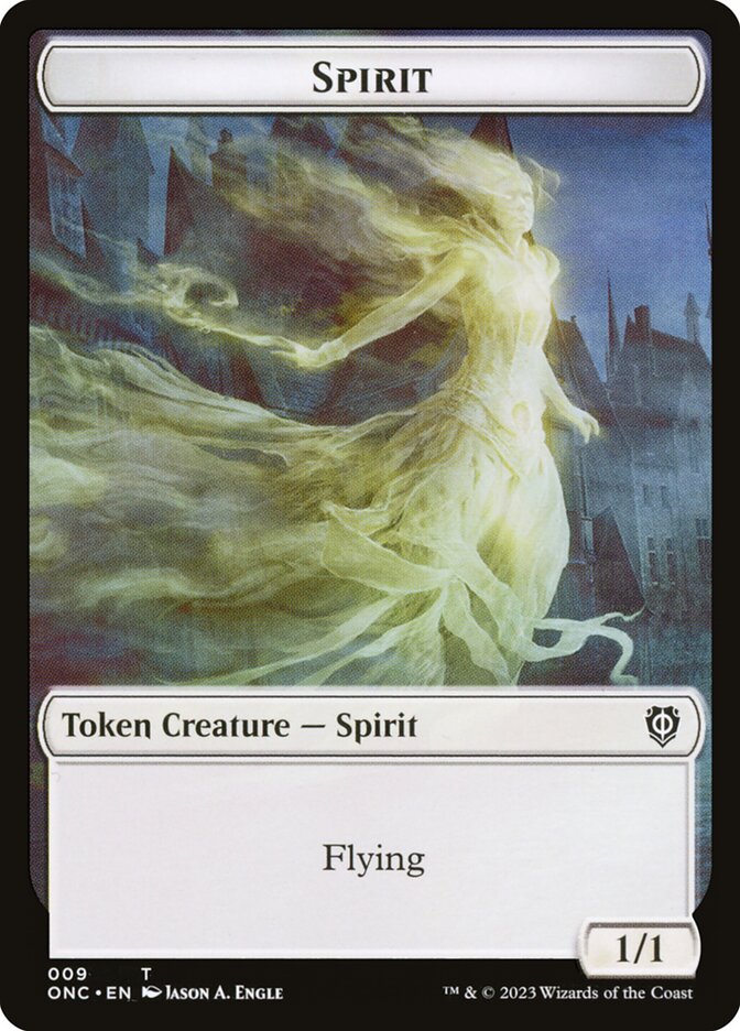 Spirit, Phyrexia: All Will Be One Commander Tokens · 009