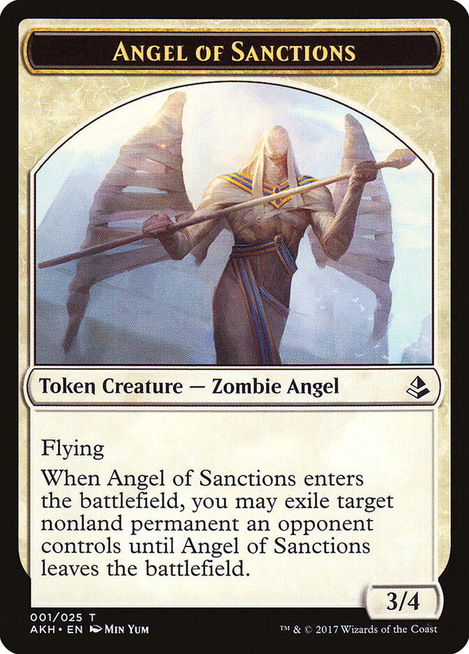 Angel of Sanctions, Amonkhet Tokens · 001