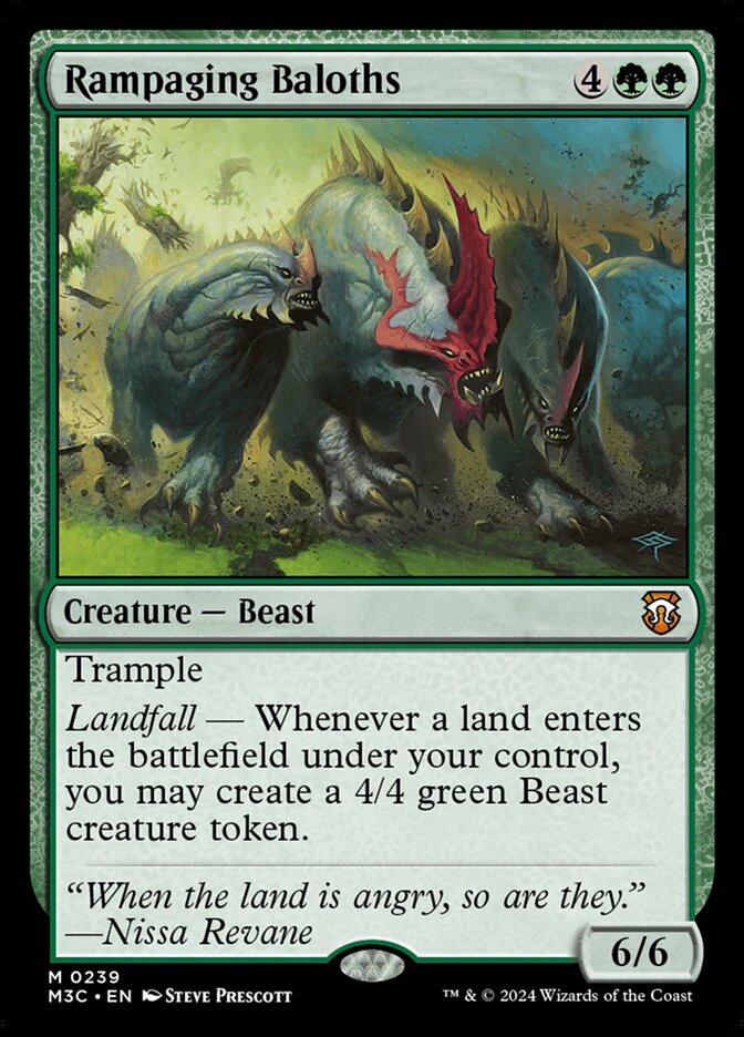 Rampaging Baloths, Modern Horizons 3 Commander · 0239