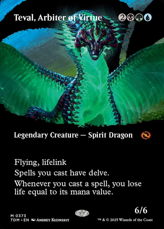 Teval, Arbiter of Virtue, Tarkir: Dragonstorm · 0373