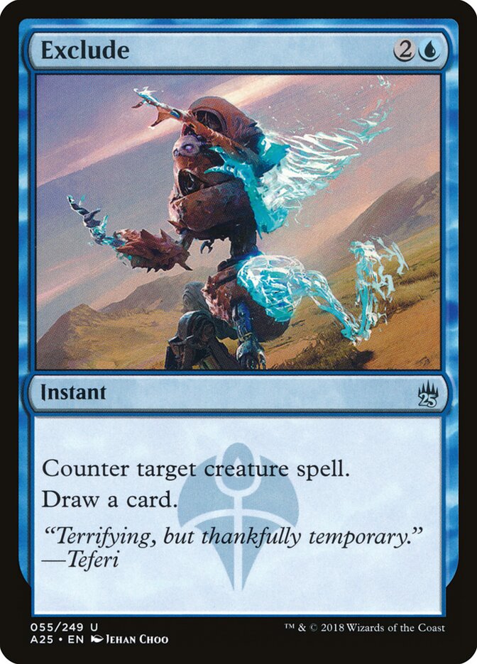 Exclude, Masters 25 · 055/249
