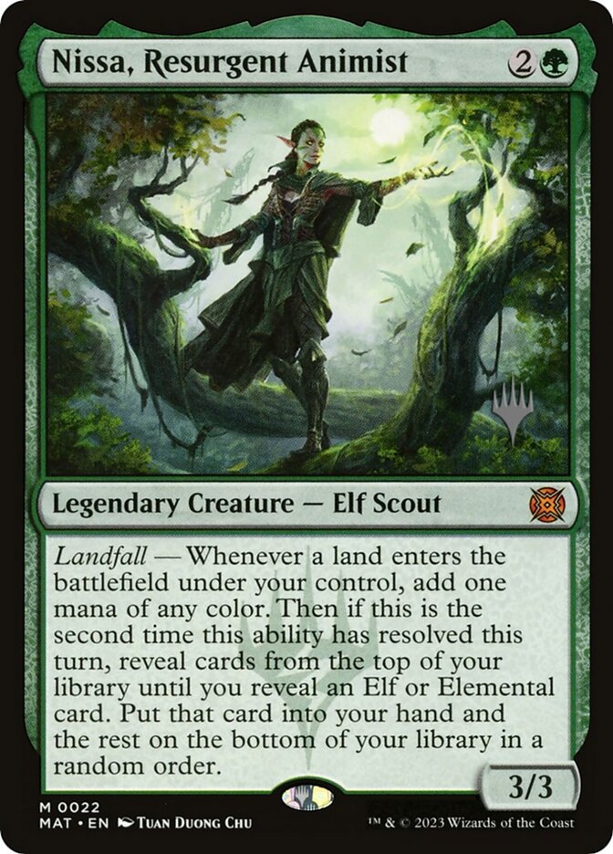 Nissa, Resurgent Animist, March of the Machine: The Aftermath Promos · 0022