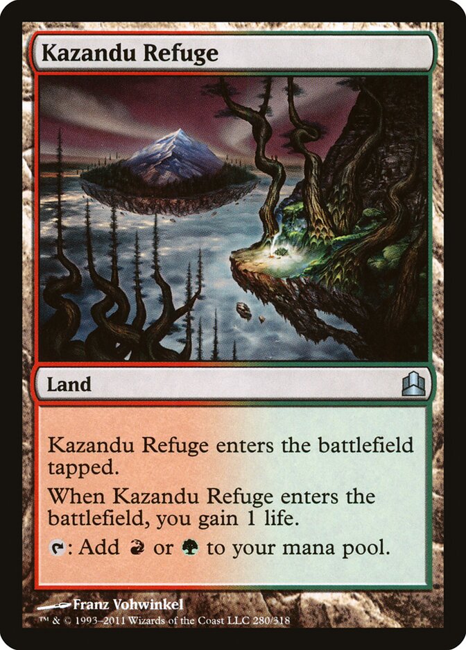 Kazandu Refuge, Commander 2011 · 280/318