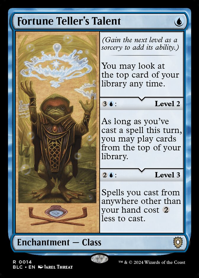 Fortune Teller's Talent, Bloomburrow Commander · 0014
