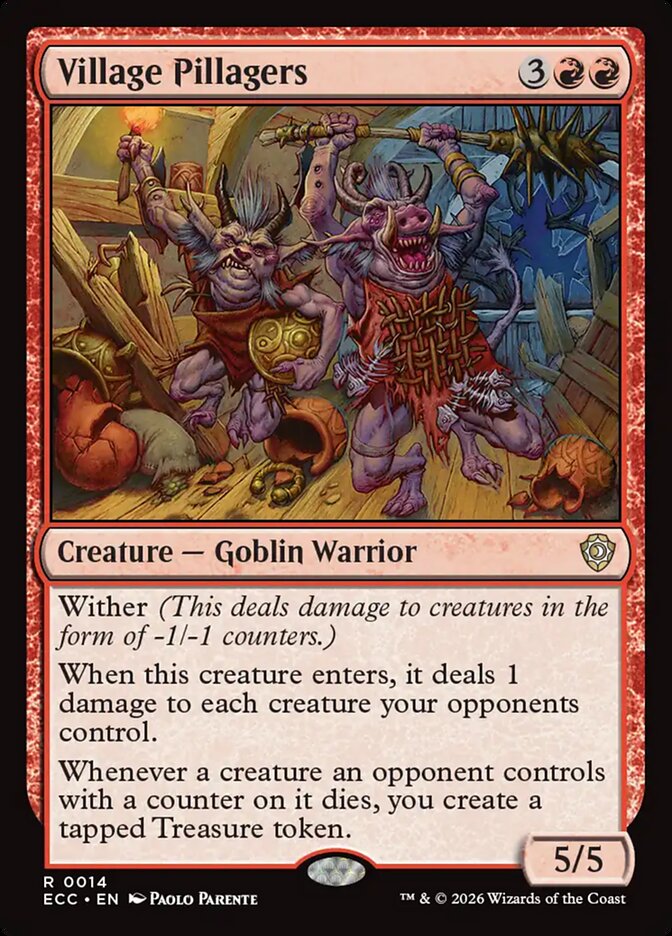 Village Pillagers, Lorwyn Eclipsed Commander · 0014