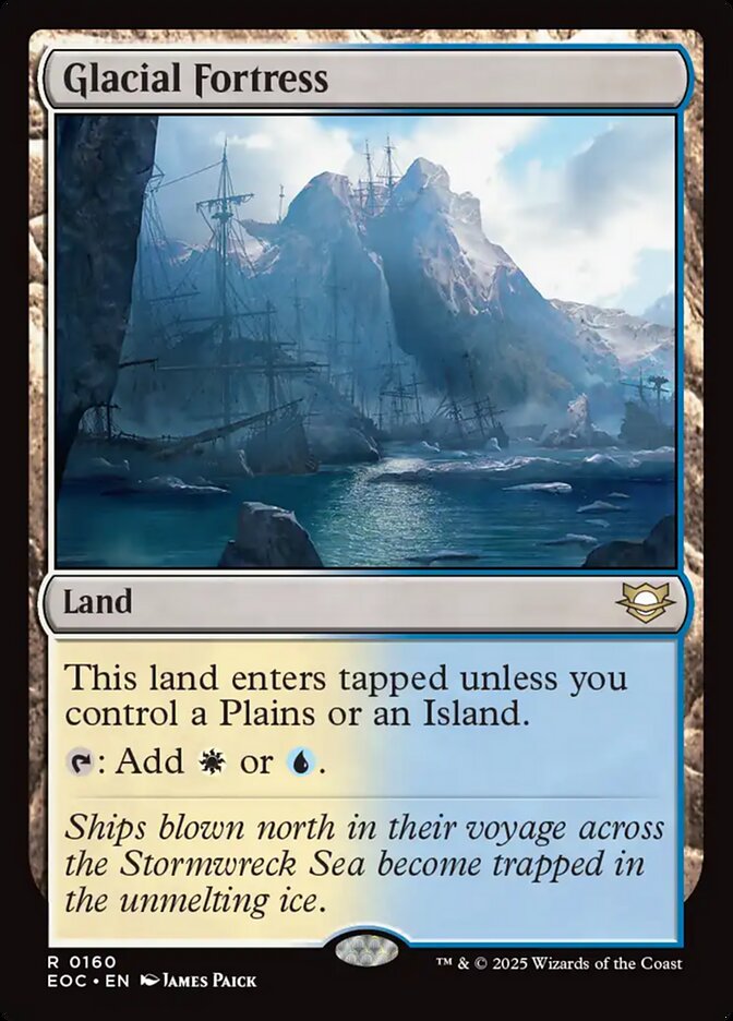 Glacial Fortress, Edge of Eternities Commander · 0160