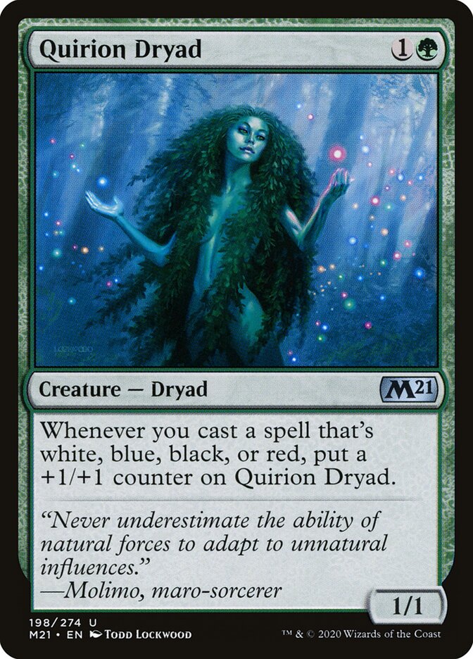 Quirion Dryad, Core Set 2021 · 198/274