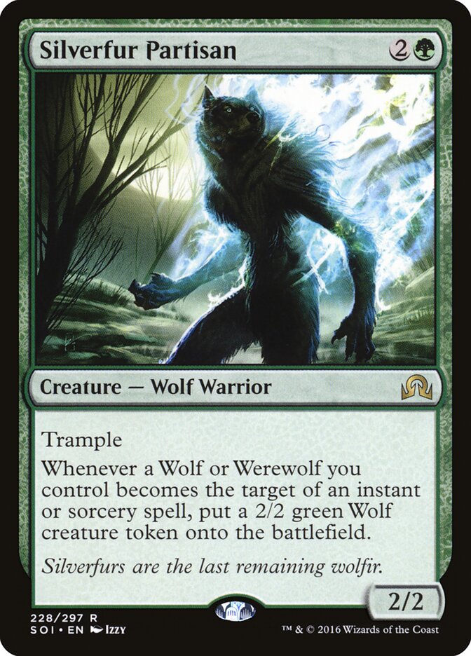 Silverfur Partisan, Shadows over Innistrad · 228/297