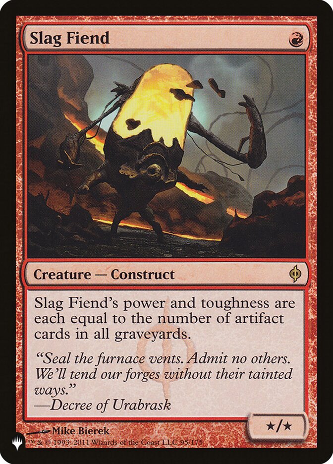 Slag Fiend, The List · nph-95