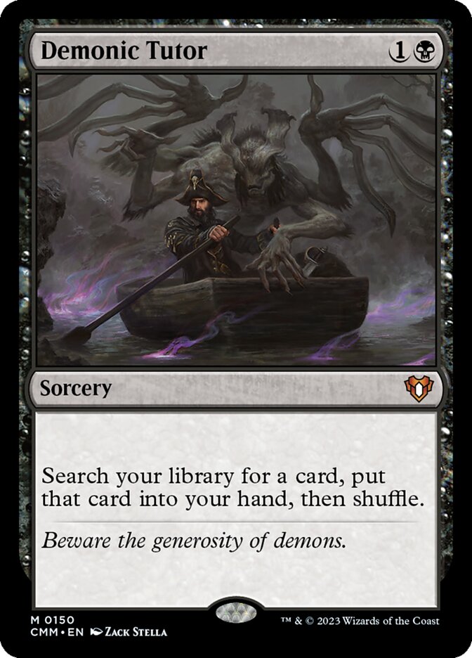 Demonic Tutor, Commander Masters · 0150