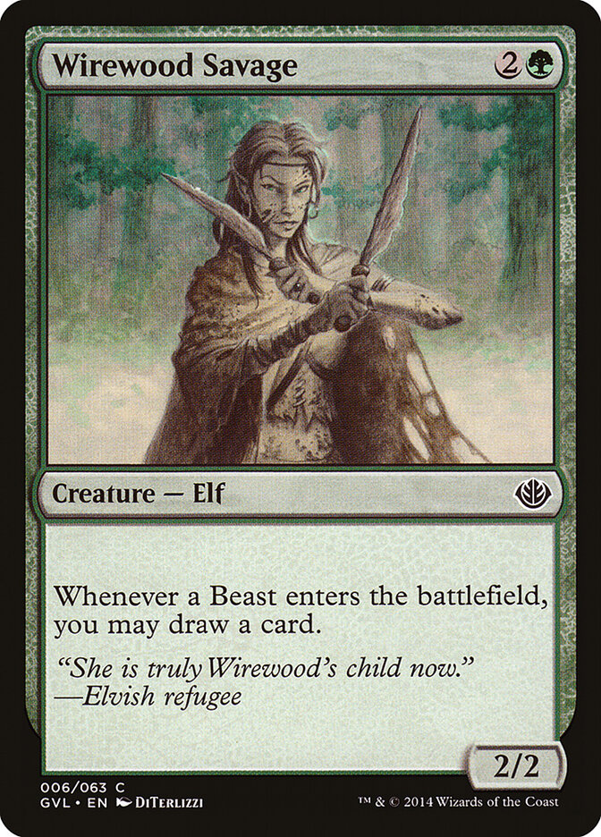 Wirewood Savage, Duel Decks Anthology: Garruk vs. Liliana · 006/063