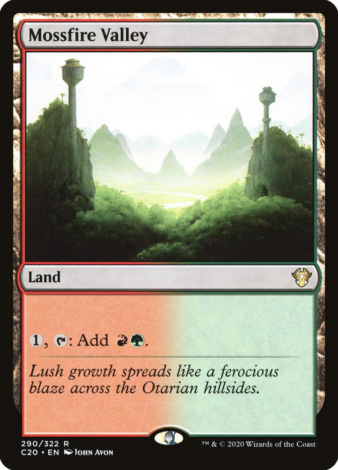 Mossfire Valley, Commander 2020 · 290/322