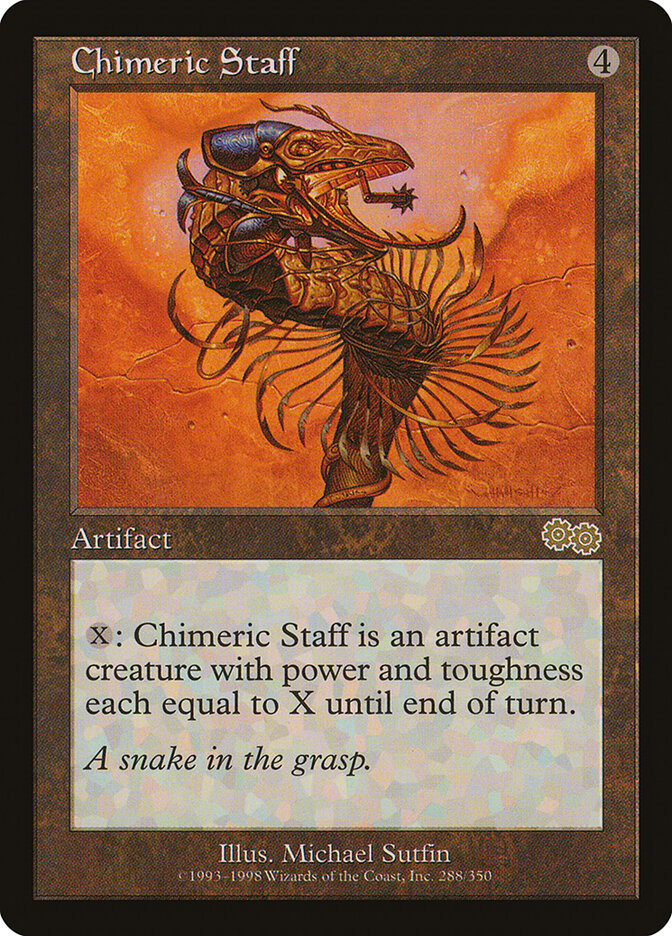 Chimeric Staff, Urza's Saga · 288/350