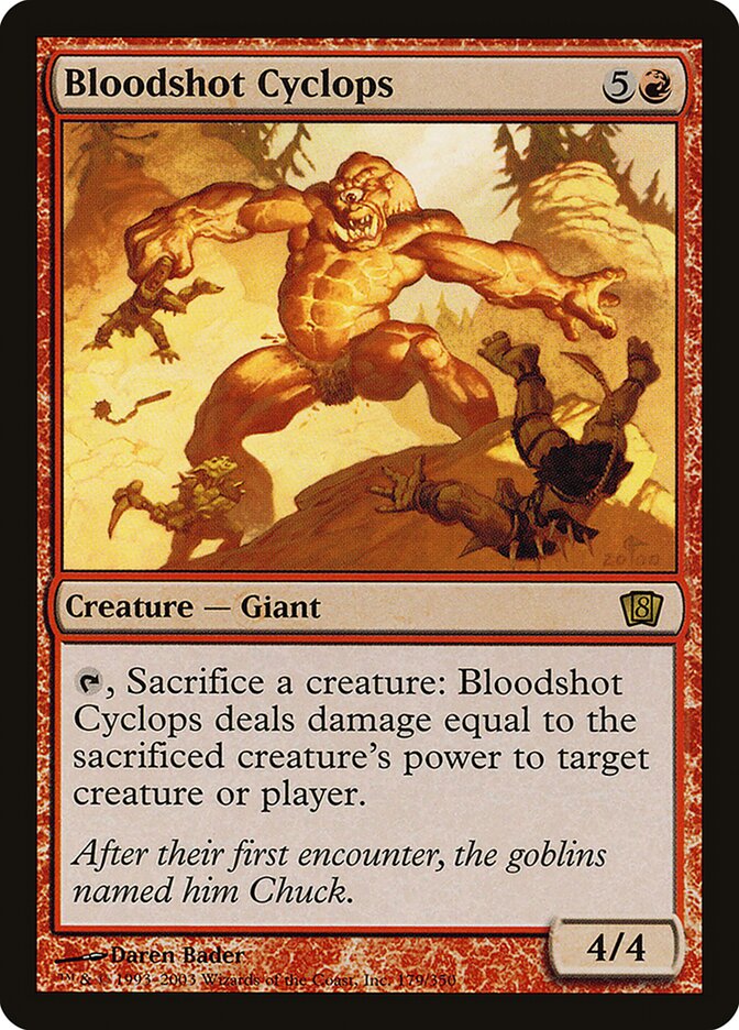 Bloodshot Cyclops, Eighth Edition · 179-star