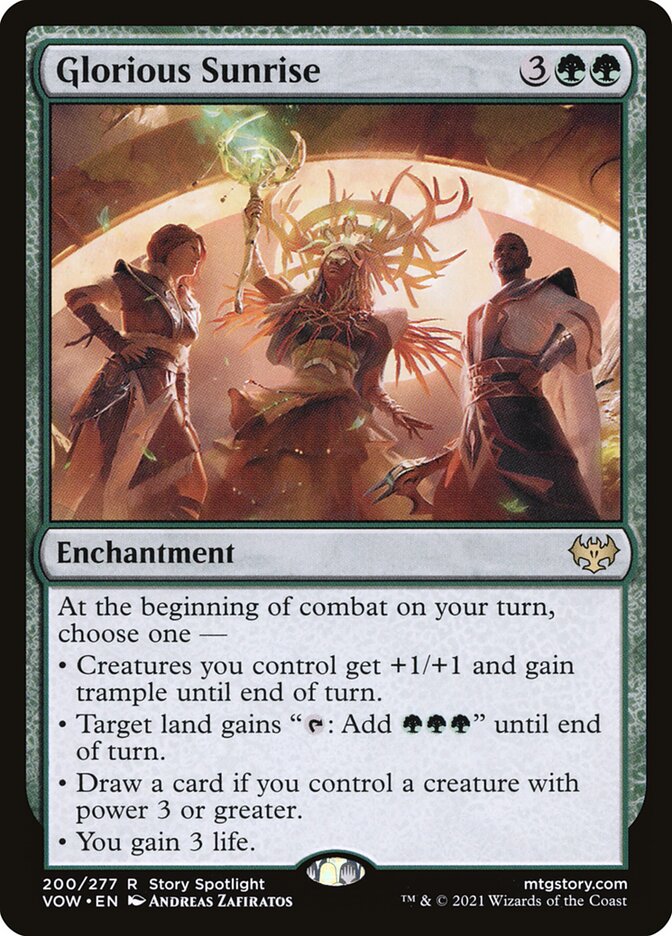 Glorious Sunrise, Innistrad: Crimson Vow · 200/277