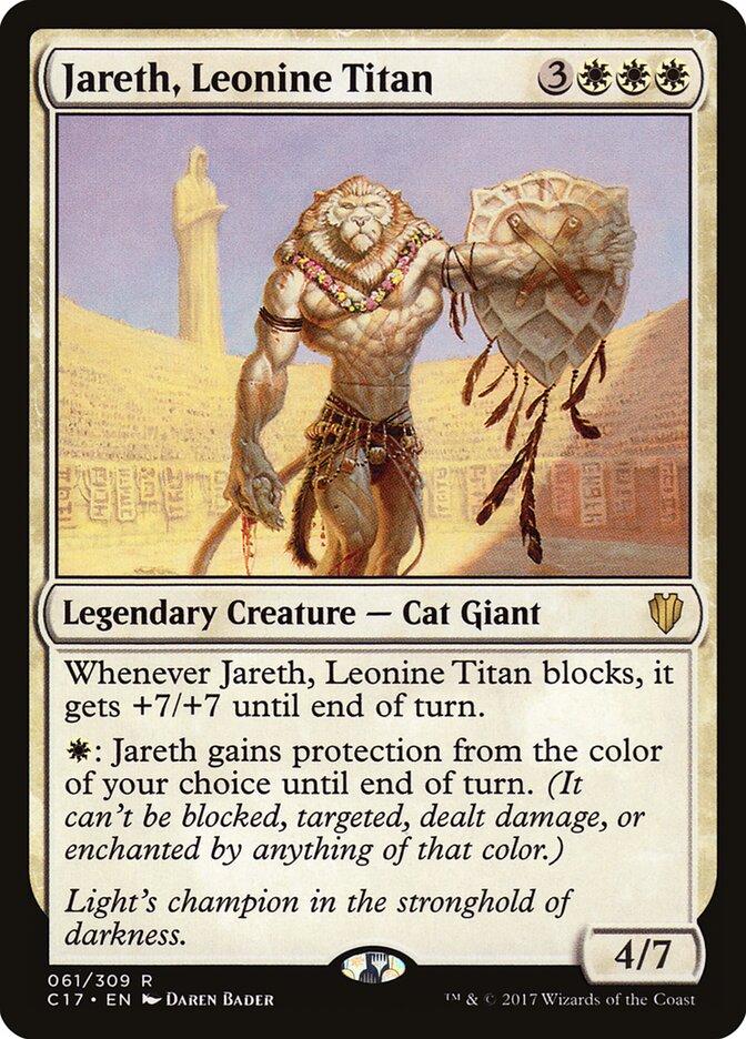 Jareth, Leonine Titan, Commander 2017 · 061/309