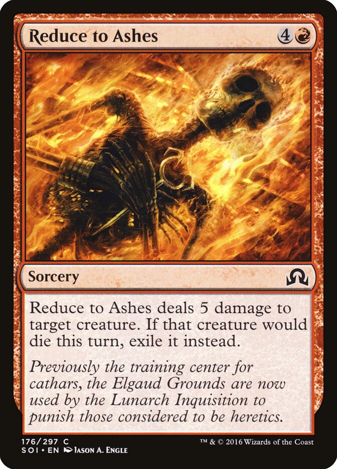 Reduce to Ashes, Shadows over Innistrad · 176/297
